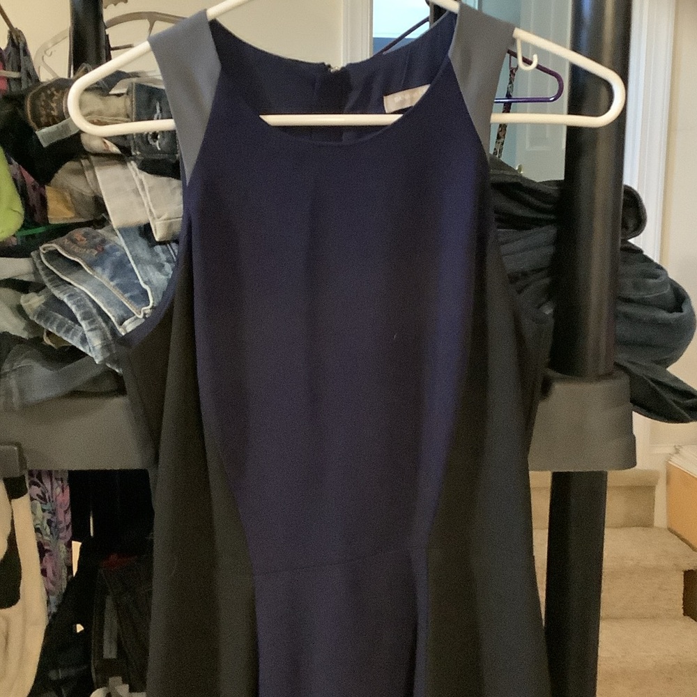 Banana Republic Factory Black and Navy Maxi Dress